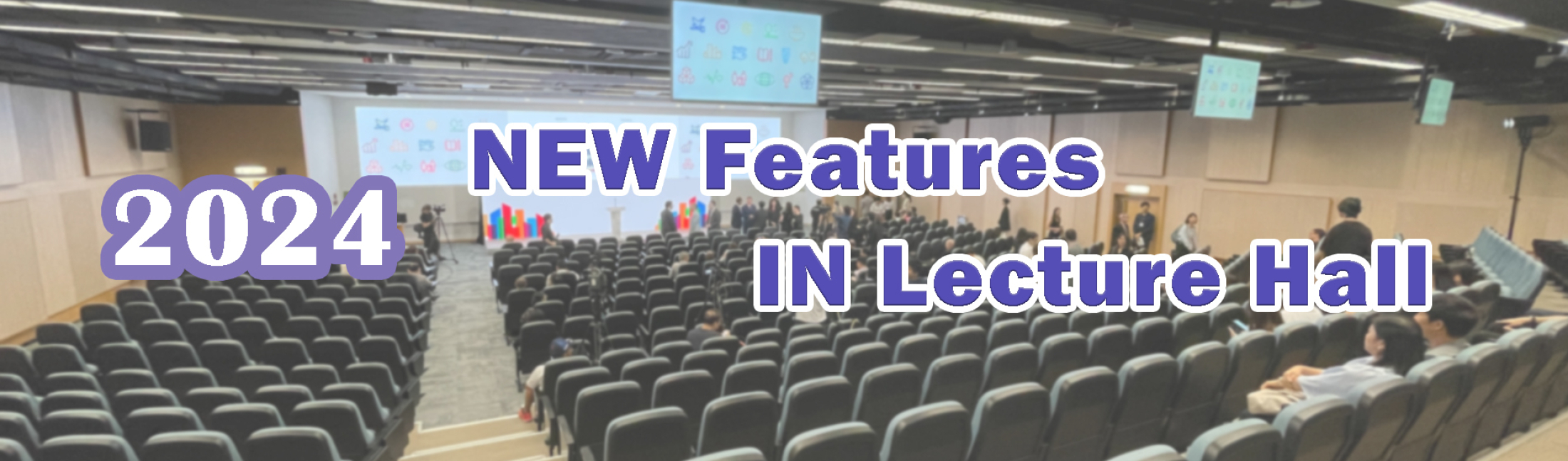 New features in Lecture hall 2024